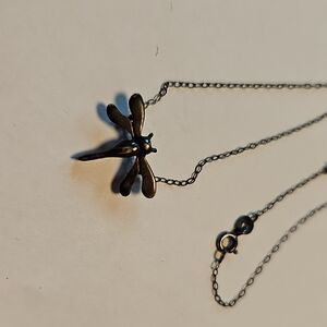 Sterling Dragonfly Necklace
